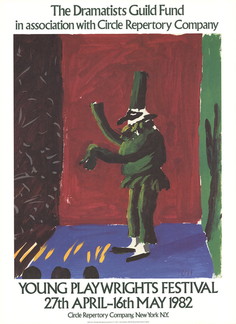 DAVID HOCKNEY Detail from Pulcinella With Applause, 1982