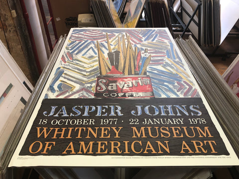 JASPER JOHNS Savarin Cans-Monotype, 1977