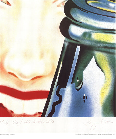JAMES ROSENQUIST Hey, Let's Go for a Ride, 1992