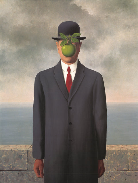 RENE MAGRITTE Son of Man (with border)