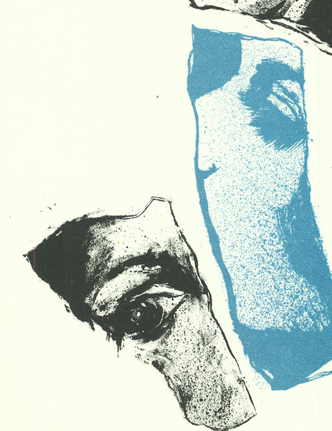 PAUL DE LUSSANET Turquoise and Black, 1967