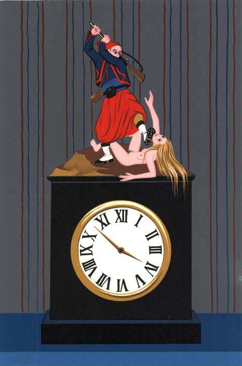 FELIX LABISSE L'Horloge (The Clock), 1980 - Signed