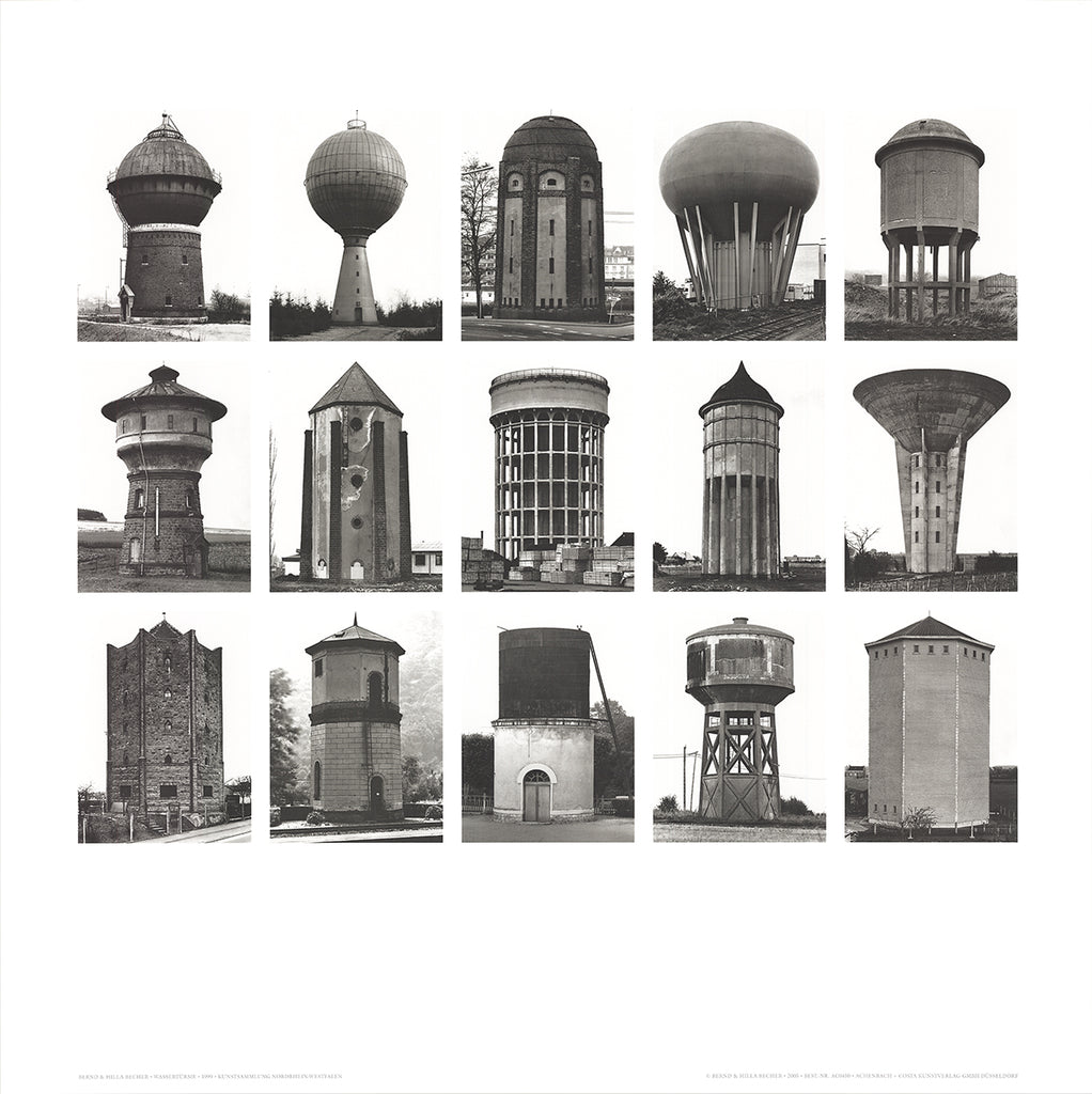 Bernd and Hilla Becher | Water Towers | The Metropolitan