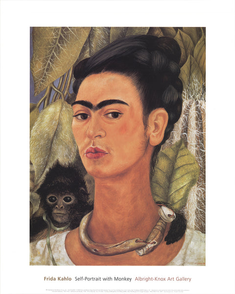 FRIDA KAHLO Self-Portrait with Monkey, 2003