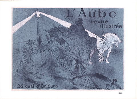 HENRI DE TOULOUSE-LAUTREC L' Aube revue illustree, 1966