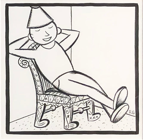 RODNEY GREENBLAT Think, Make, Paint, Relax, 1984