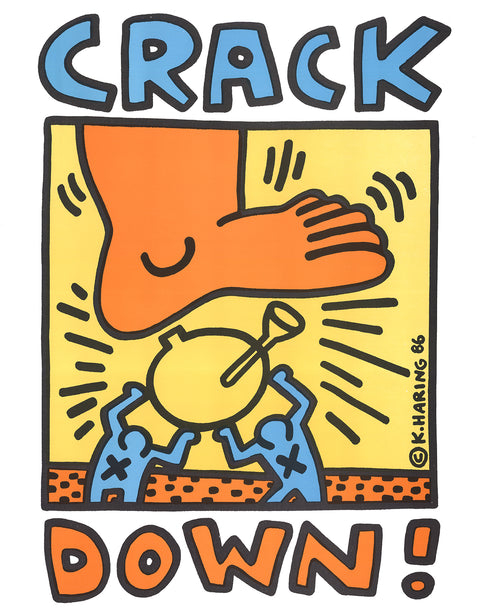KEITH HARING Crack Down, 1986