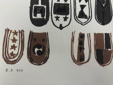 YUKIHISA ISOBE Crests Series, 1965 - Signed
