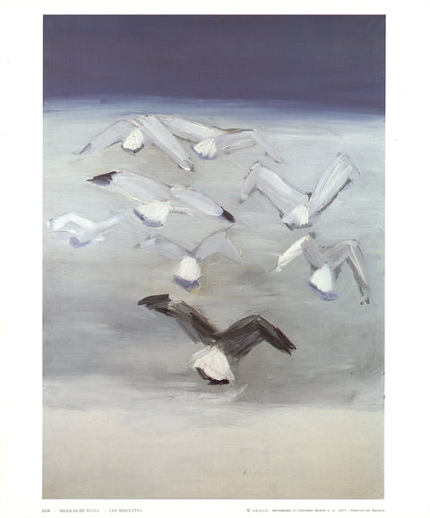 NICOLAS DE STAEL Seagulls, 1977