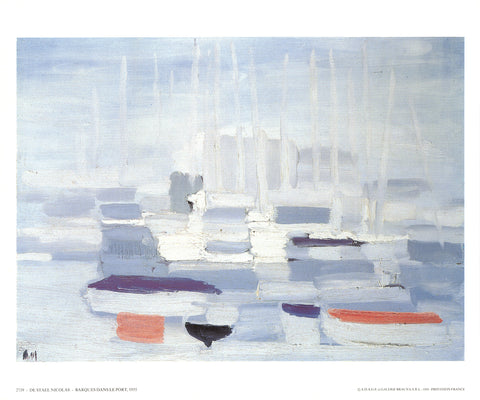 NICOLAS DE STAEL Boats in the Harbour, 1986