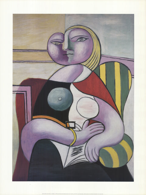 PABLO PICASSO Woman Reading, 1998