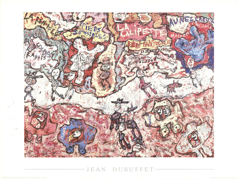 JEAN DUBUFFET La Calipette, 1989