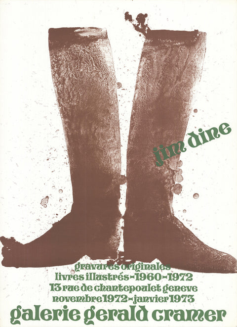 JIM DINE Brown Boots, 1972