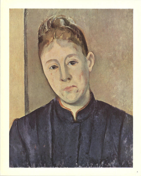 PAUL CEZANNE Portrait Of Mme Cezanne, 1940