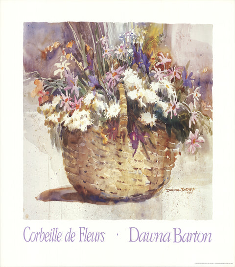 DAWNA BARTON Corbeille de Fleurs, 1985