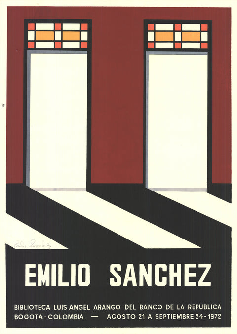 EMILIO SANCHEZ Doorways, 1972 - Signed