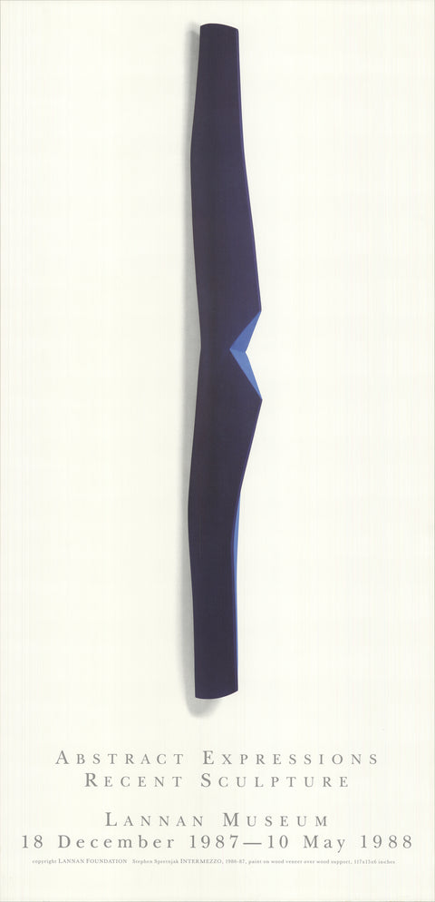 STEPHEN INTERMEZZO Abstract Expressions Recent Sculpture, 1987