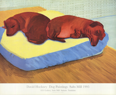 DAVID HOCKNEY Dog Painting 38, 1995