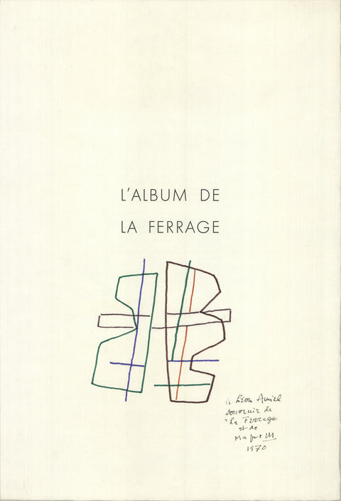 ALBERTO MAGNELLI L'Album De La Ferrage, 1970