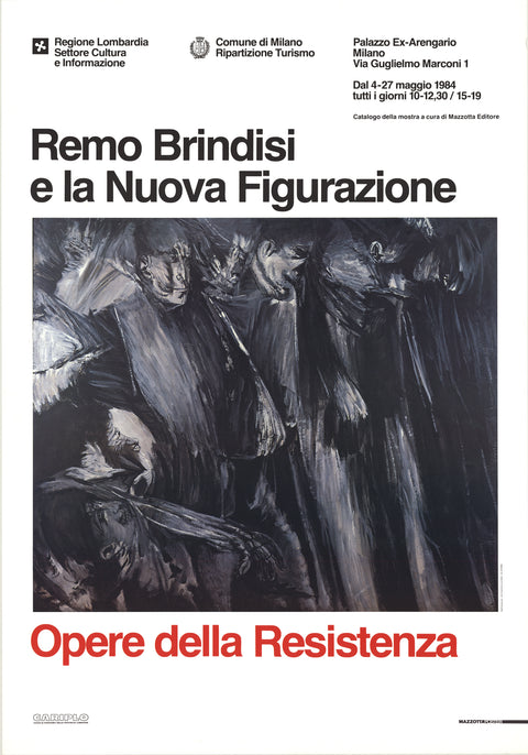 REMO BRINDISI Works of the Resistance, 1984
