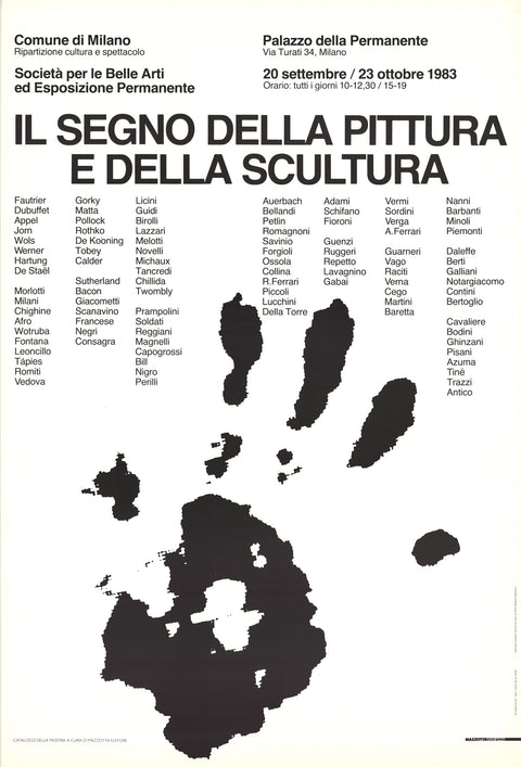 ARTIST UNKNOWN Il Segno Della Pittura E Della Scultura, 1983