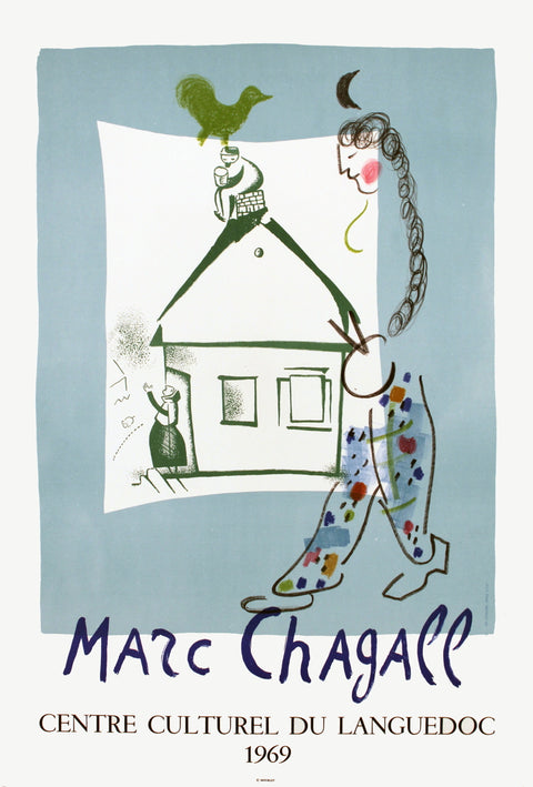 MARC CHAGALL The House in My Village, 1969