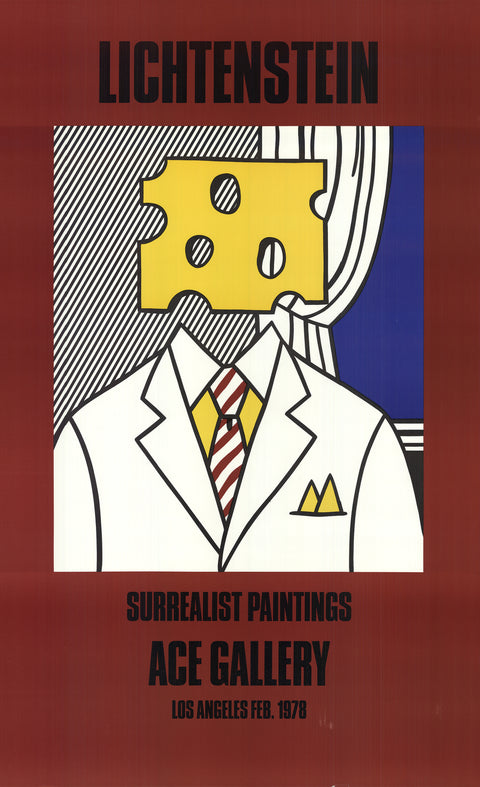 ROY LICHTENSTEIN Surrealist Paintings (Cheese Head), 1978