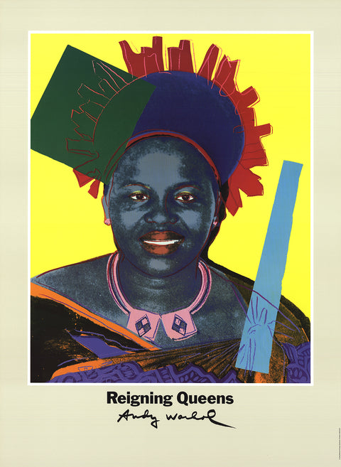 ANDY WARHOL Queen Ntombi Twala Of Swaziland, 1986
