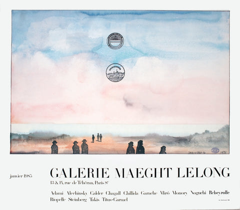 SAUL STEINBERG Galerie Maeght Lelong, 1985