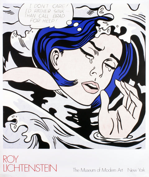 ROY LICHTENSTEIN Drowning Girl, 1989