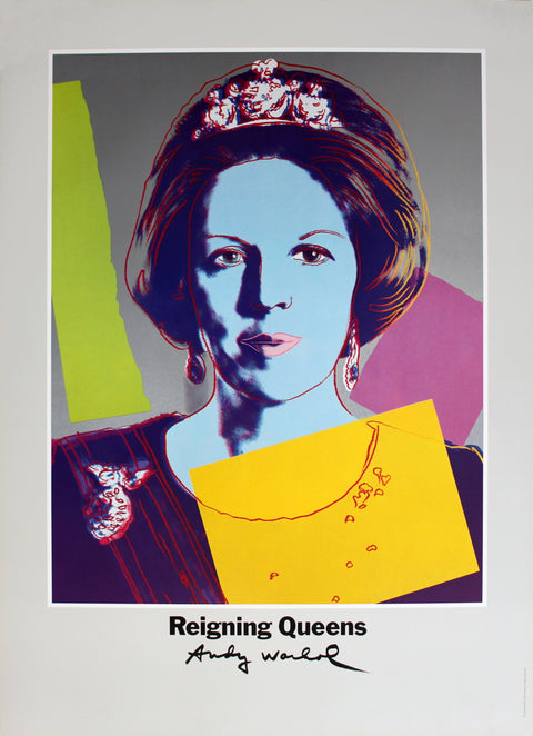 ANDY WARHOL Queen Beatrix of the Netherlands, from Reigning Queens, 1986