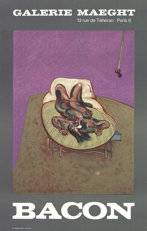 FRANCIS BACON Personnage Couche, 1966