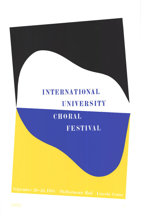 CHARLES HINMAN International University Choral Festival, 1965