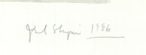 JOEL SHAPIRO Jazz Proof, 1996, 1996 - Signed