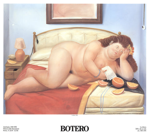 FERNANDO BOTERO La Lettera, 1991