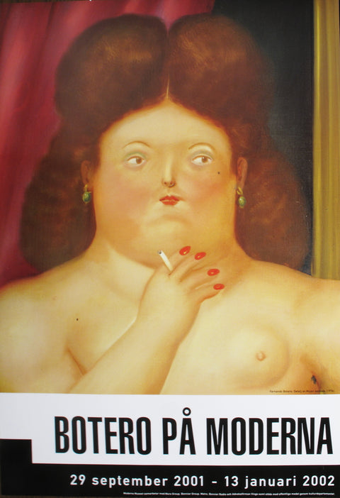 FERNANDO BOTERO Woman Smoking, 2001