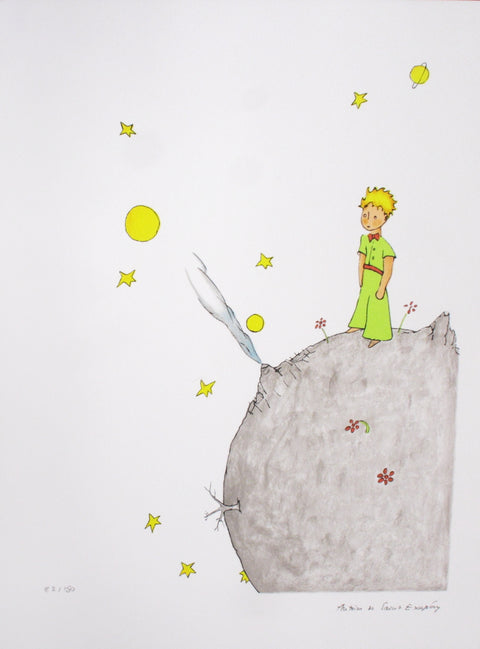 ANTOINE DE SAINT EXUPERY The Little Prince on his Asteroid B 612, 2008