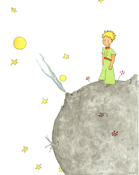 ANTOINE DE SAINT EXUPERY The Little Prince and his Asteroid B 612 (md)