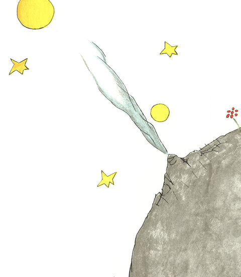ANTOINE DE SAINT EXUPERY The Little Prince and his Asteroid B 612 (md)