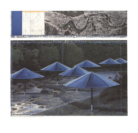 JAVACHEFF CHRISTO The Blue Umbrellas, 1995
