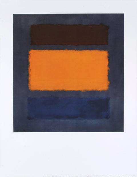 MARK ROTHKO Brown and Orange on Slate, 1994