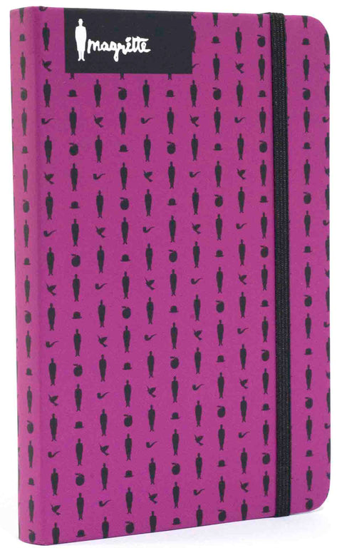 Rene Magritte Purple Pattern (sm) SET OF 5 Notebook