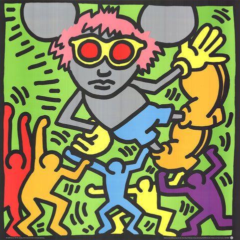 KEITH HARING Andy Mouse, 1989