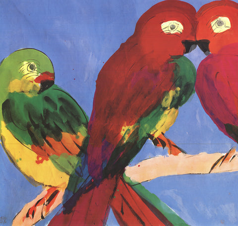 WALASSE TING Parrots, 1990