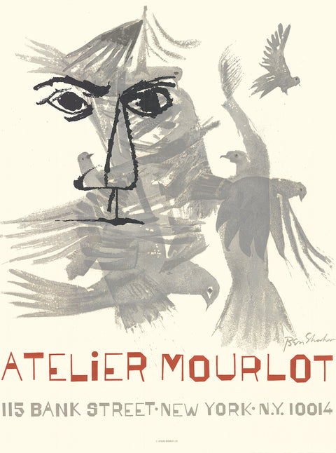 BEN SHAHN Atelier Mourlot, 1970