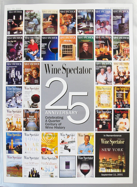 25 anniversary celebrating a quarter century of wine history, 2001
