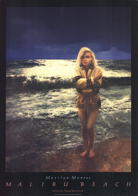 TOMMY MERRYFIELD Marilyn Monroe-Malibu Beach, 1989