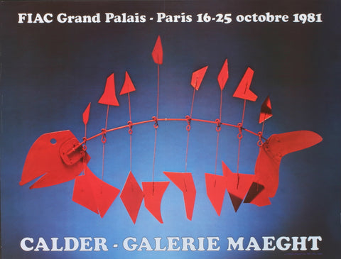 ALEXANDER CALDER FIAC-Grand Palais, 1981