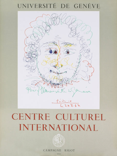 PABLO PICASSO Centre Culturel International, 1967