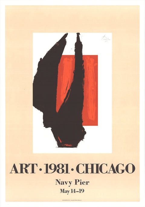 ROBERT MOTHERWELL Art Chicago, 1981